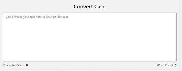 How to Change Case Convert in different devices