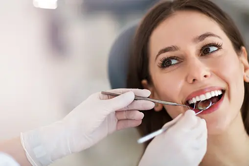 Photo of a women having Dental Care